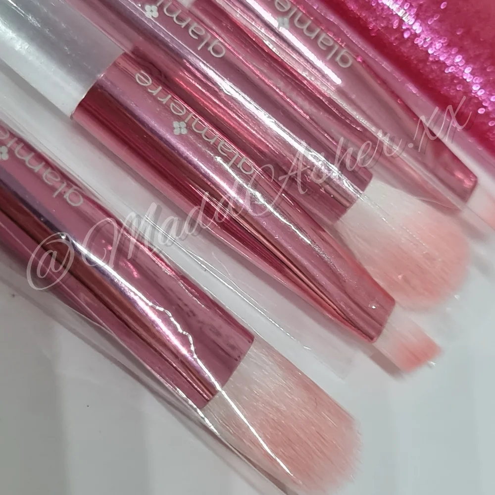 πͺ SOLD πͺ Glamierre: Pink Luxe Glitter Eye Brush Collection Set π - Picture 4 of 11